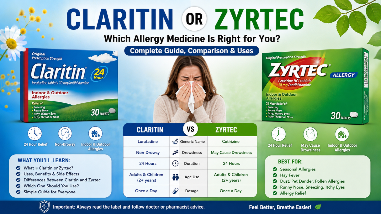 claritin or zyrtec