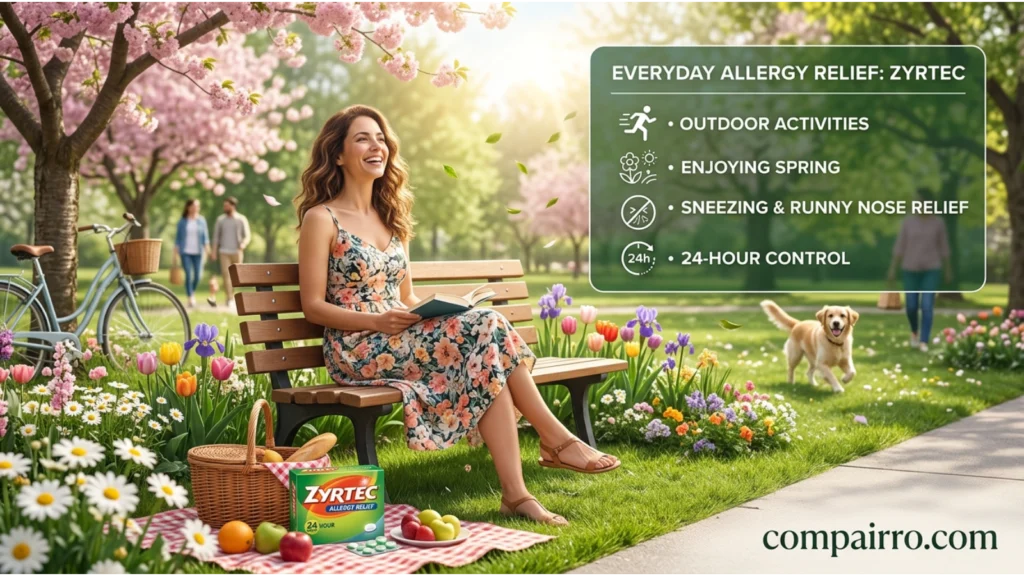 CLARITIN OR ZYRTEC IN EVERYDAY EXAMPLES
