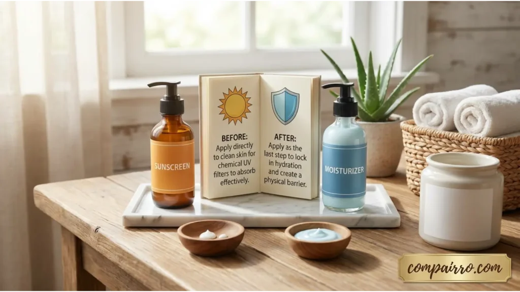 The Origin of Sunscreen Before or After Moisturizer