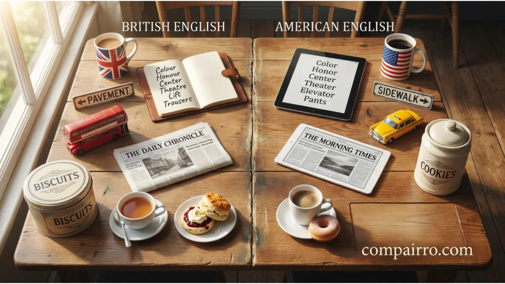 British English vs American English Usage