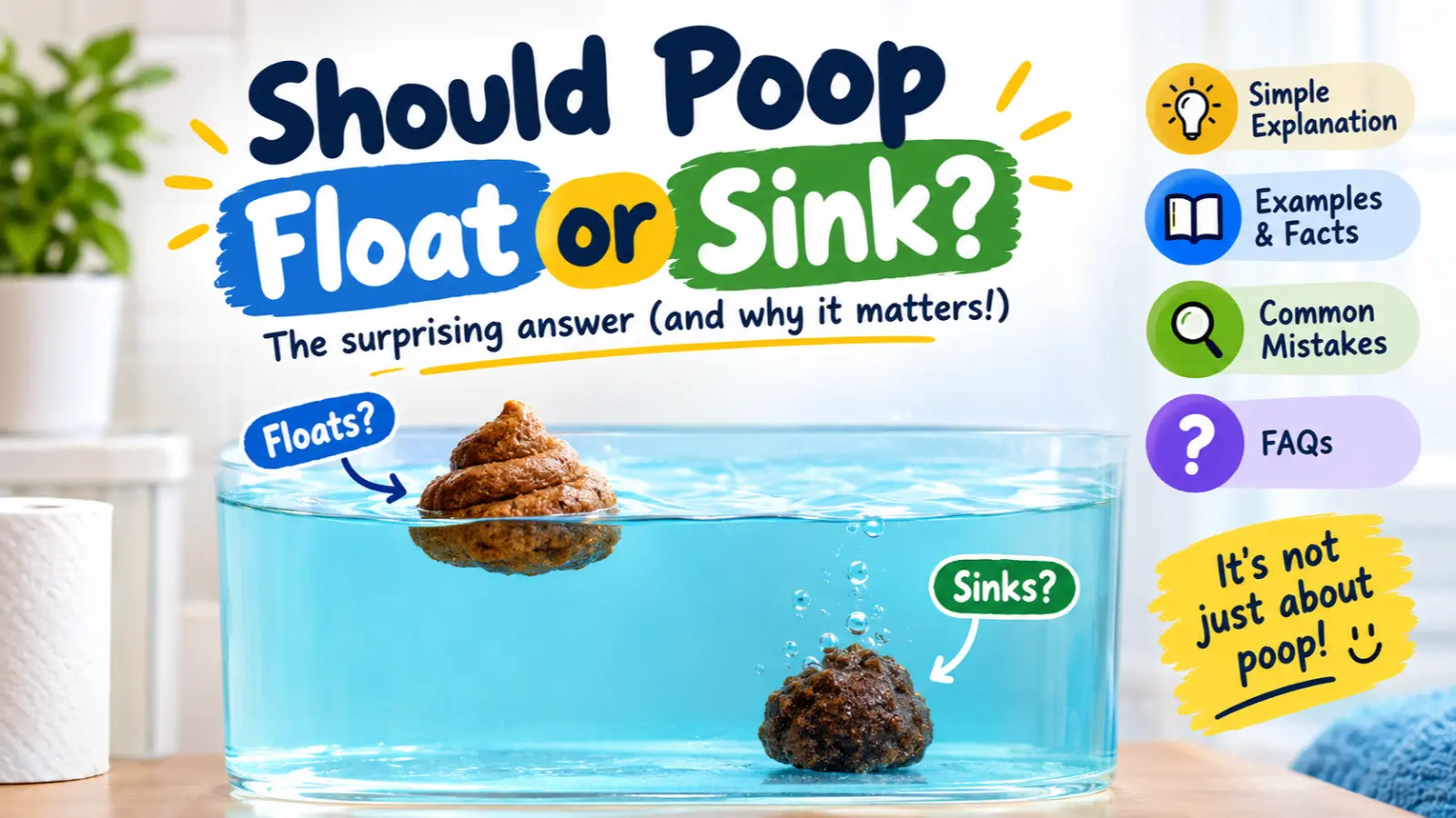 Should Poop Float or Sink