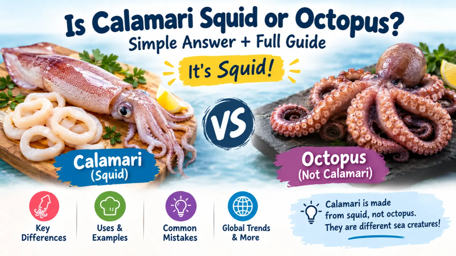 Is Calamari Squid or Octopus