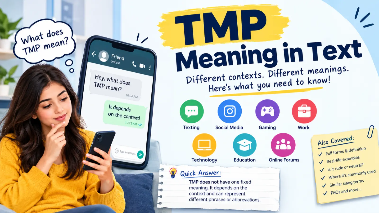 TMP Meaning in Text