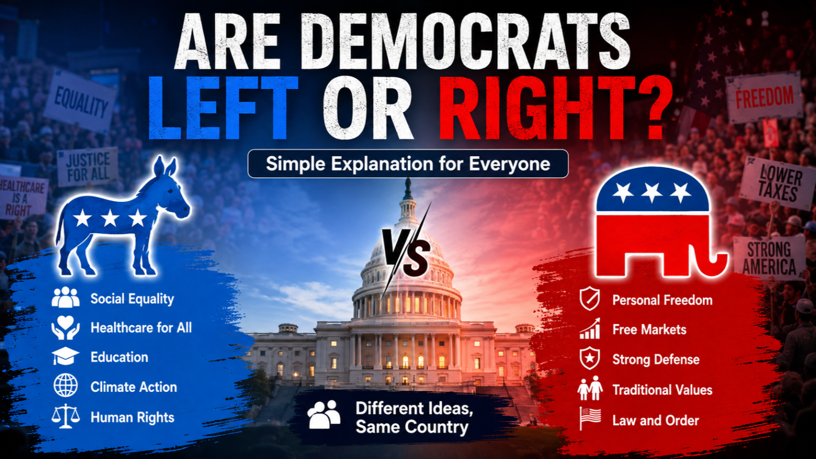Are Democrats Left or Right