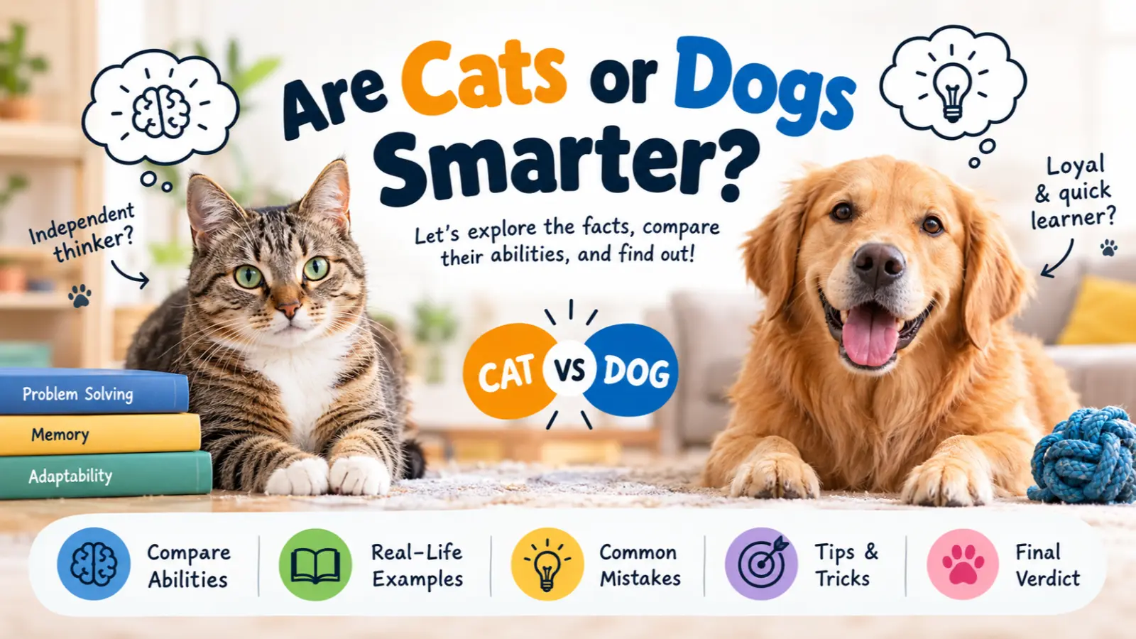 Are Cats or Dogs Smarter