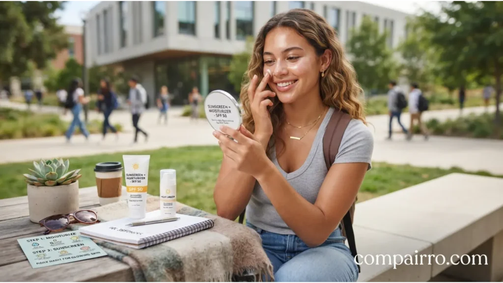 Sunscreen or Moisturizer First for Students or Beginners