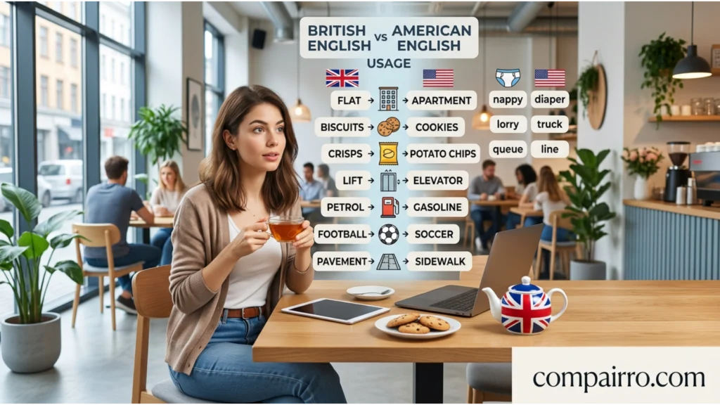 British English vs American English Usage