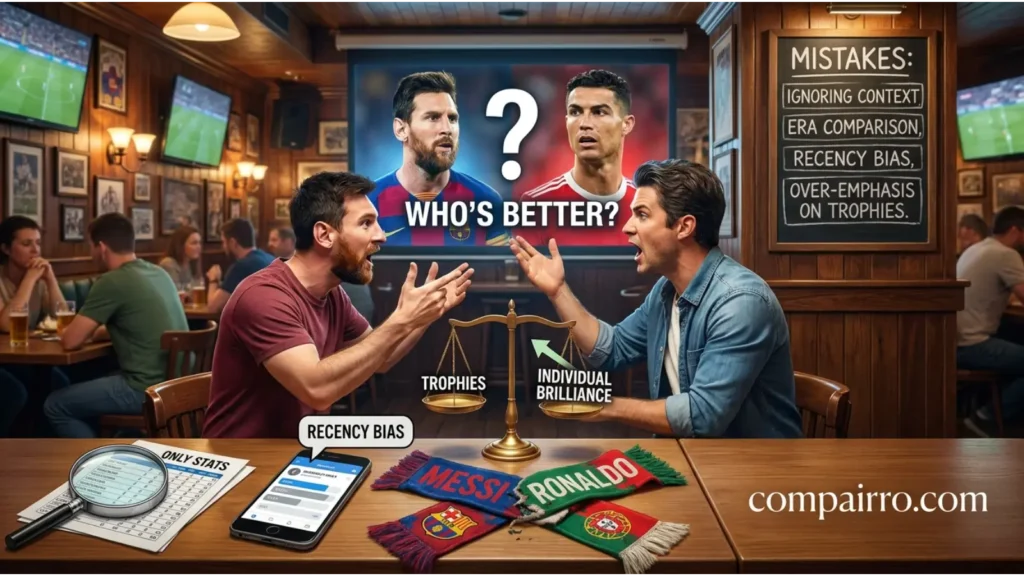 Common Mistakes With “Who’s Better Messi or Ronaldo?”