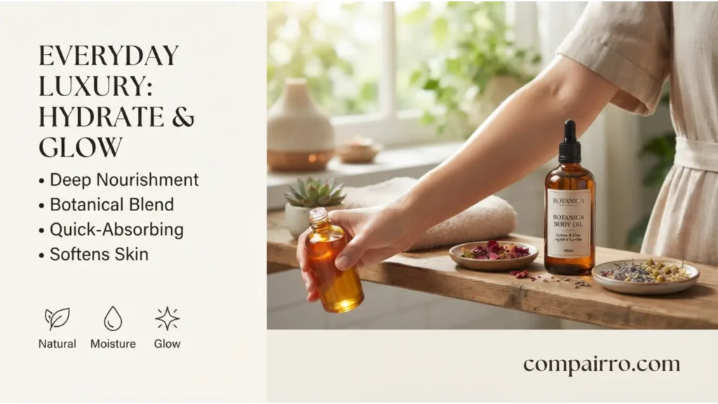 Body Oil or Lotion First in Everyday Examples