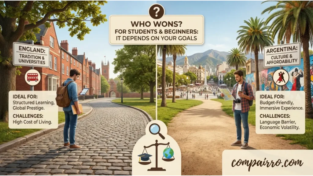 Who Won England or Argentina for Students or Beginners?