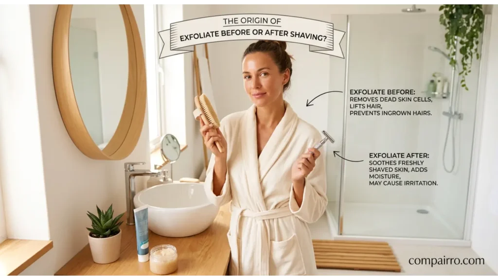 The Origin of Exfoliate Before or After Shaving