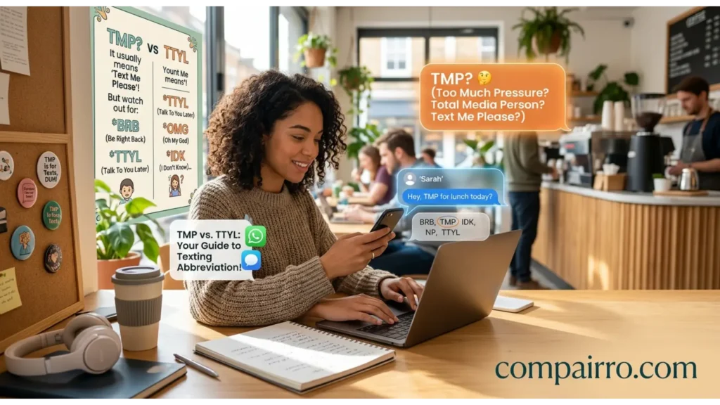 TMP vs. Similar Texting Abbreviations