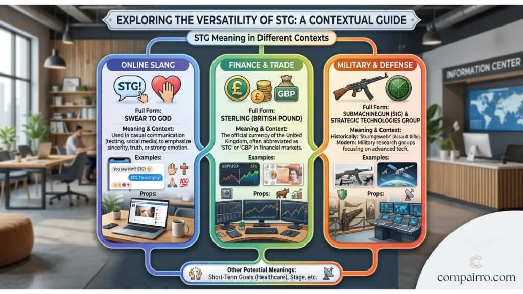 STG Meaning in Different Contexts