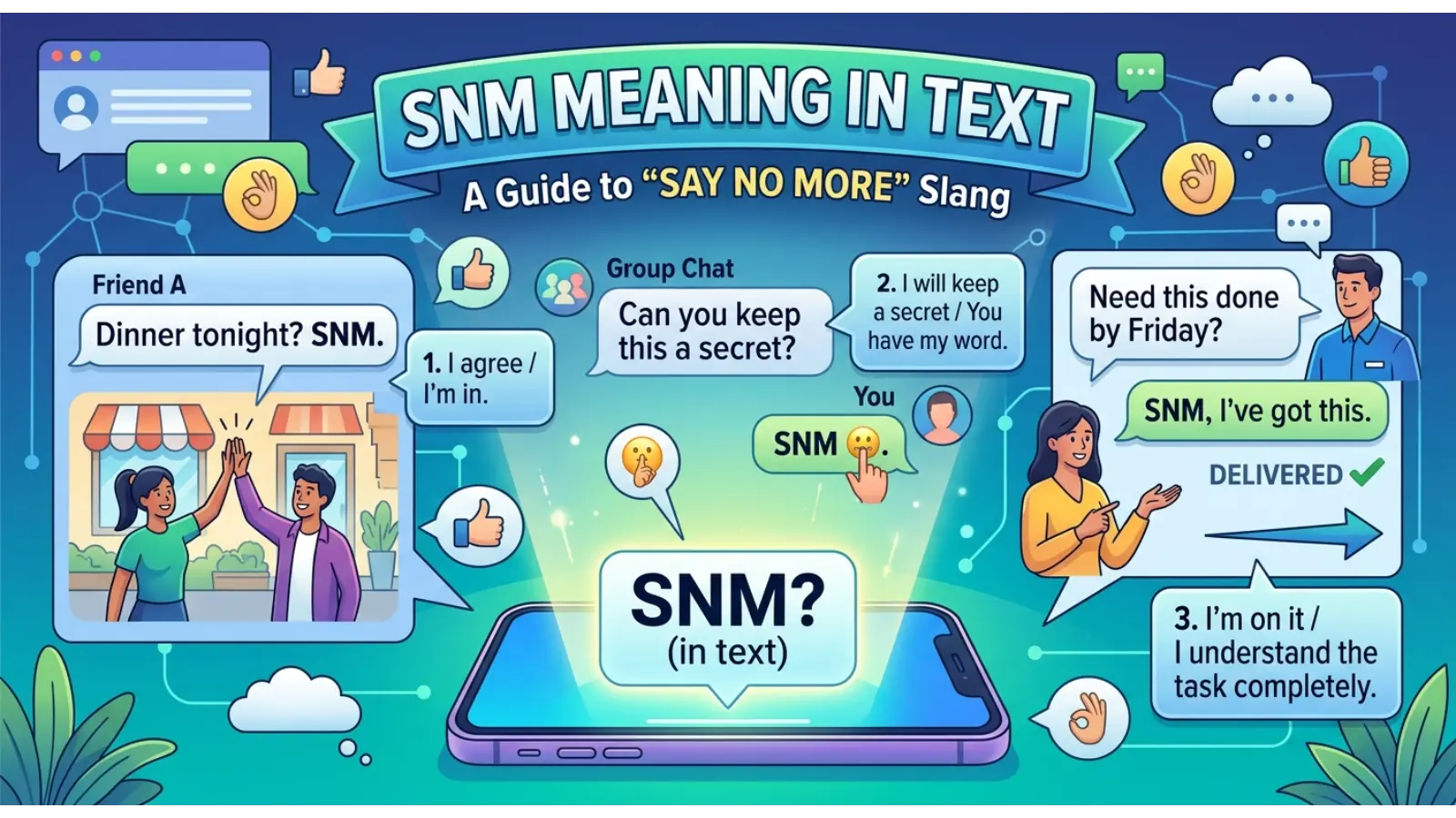 SNM Meaning in Text