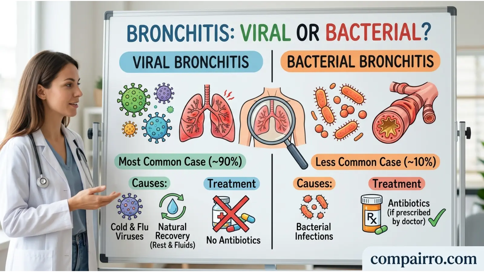 Is Bronchitis Viral or Bacterial