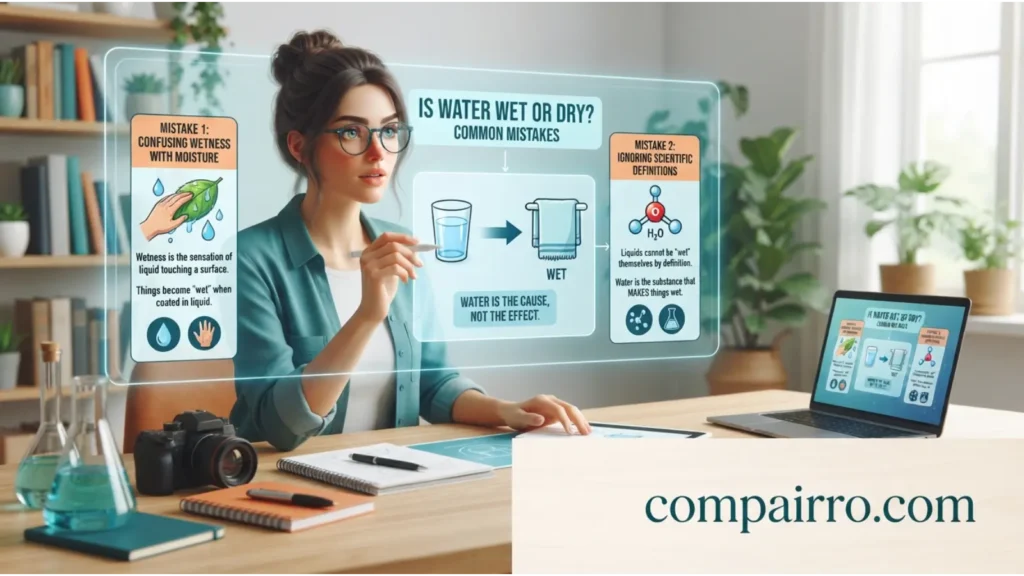 Common Mistakes With “Is Water Wet or Dry?”