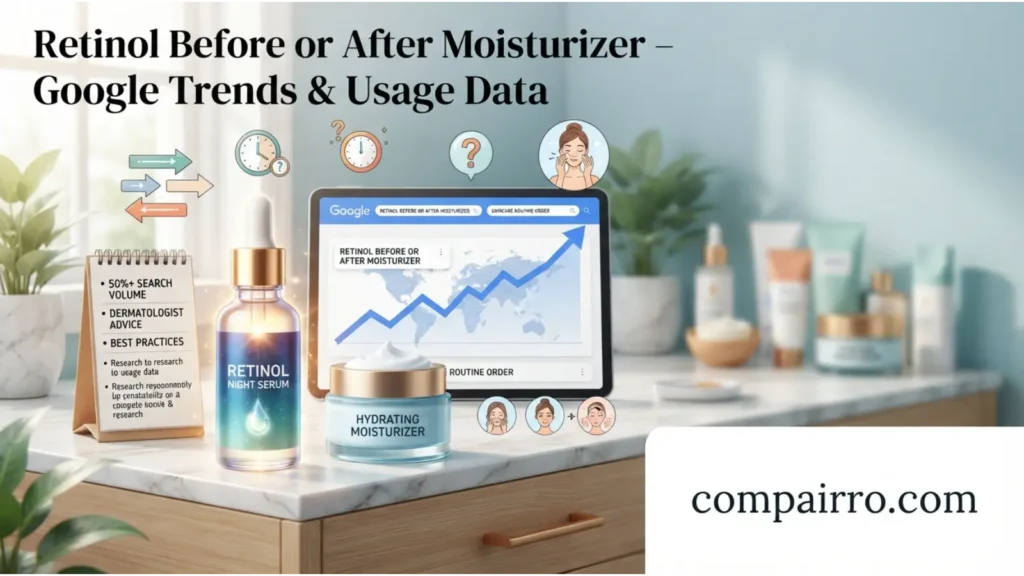 Retinol Before or After Moisturizer – Google Trends & Usage Data