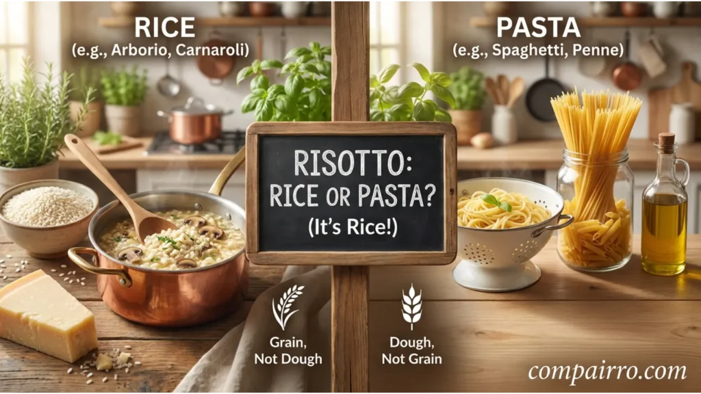 Is Risotto Rice or Pasta in Everyday Examples?