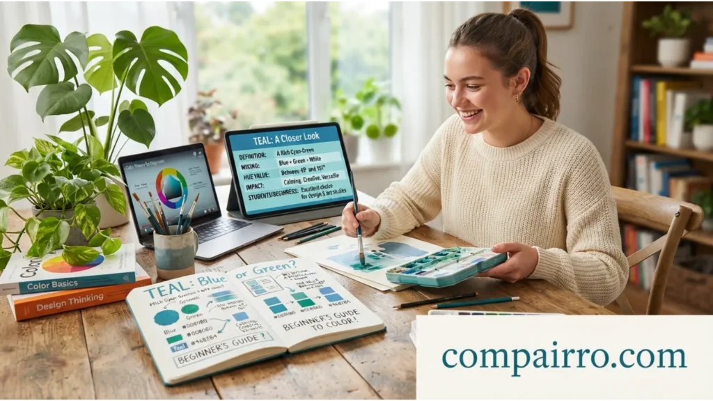 Is Teal Blue or Green for Students or Beginners?