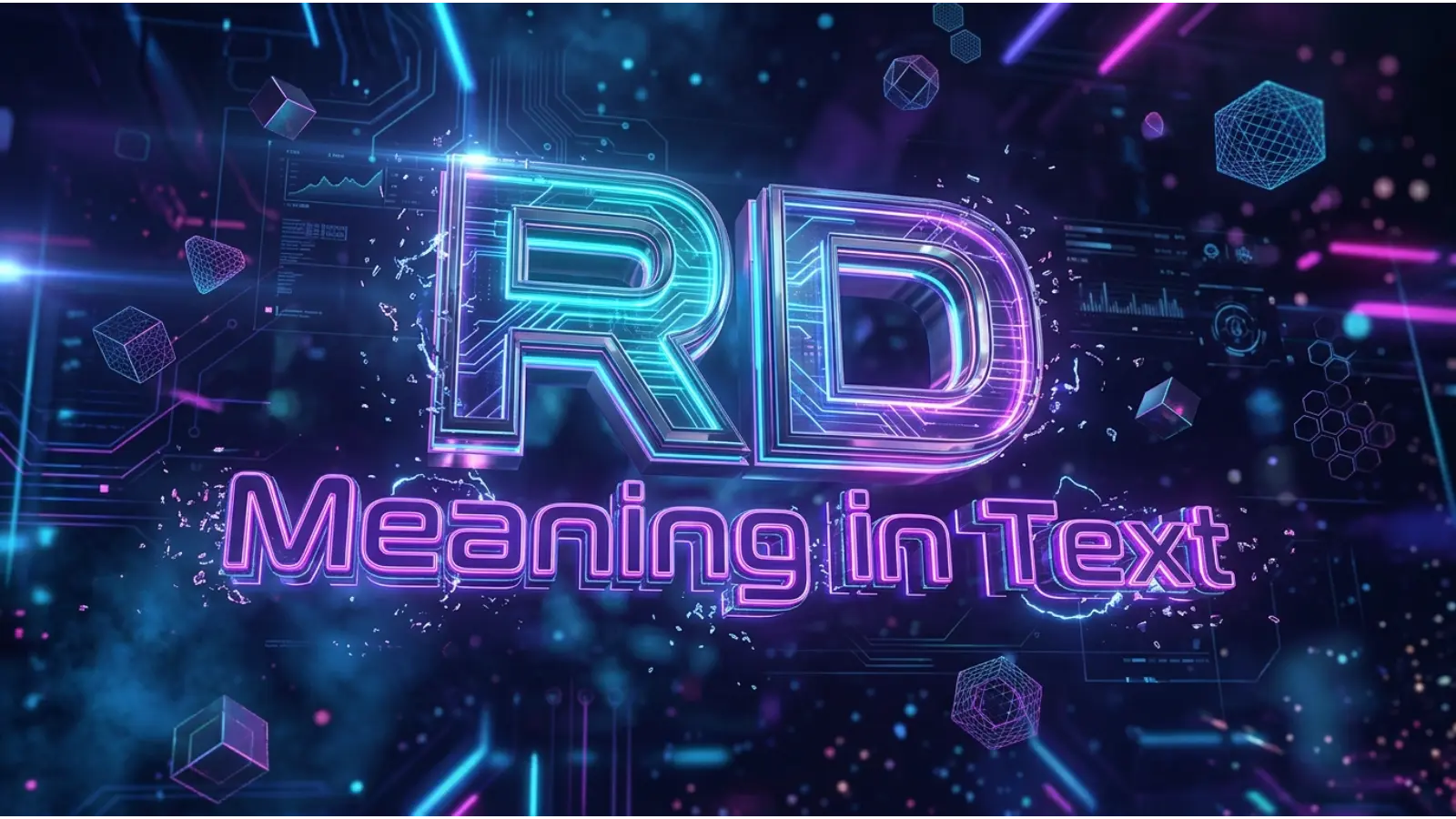 RD Meaning in Text