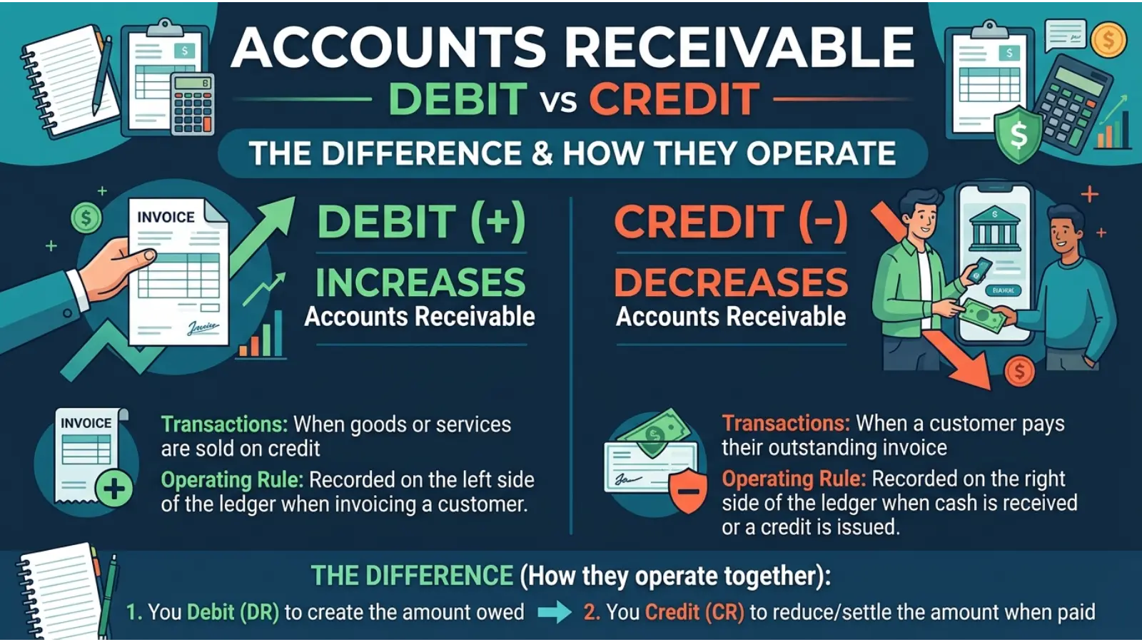 Accounts Receivable Debit or Credit