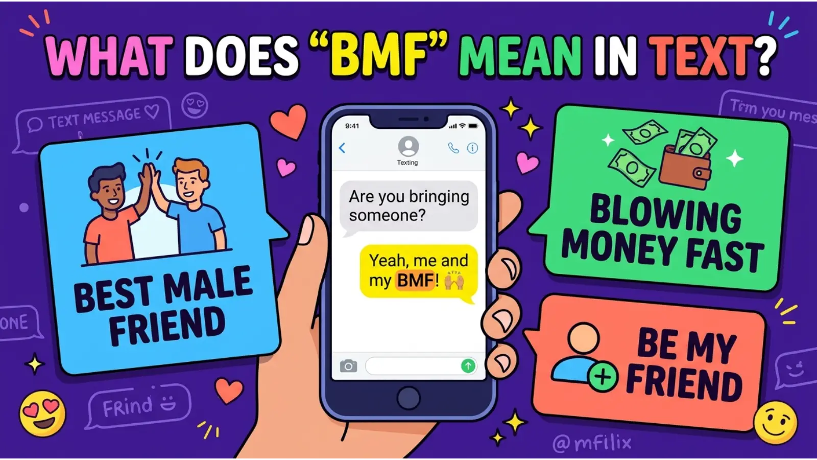 BMF Meaning in Text