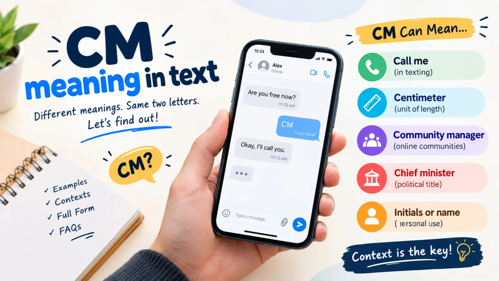 CM Meaning in Text