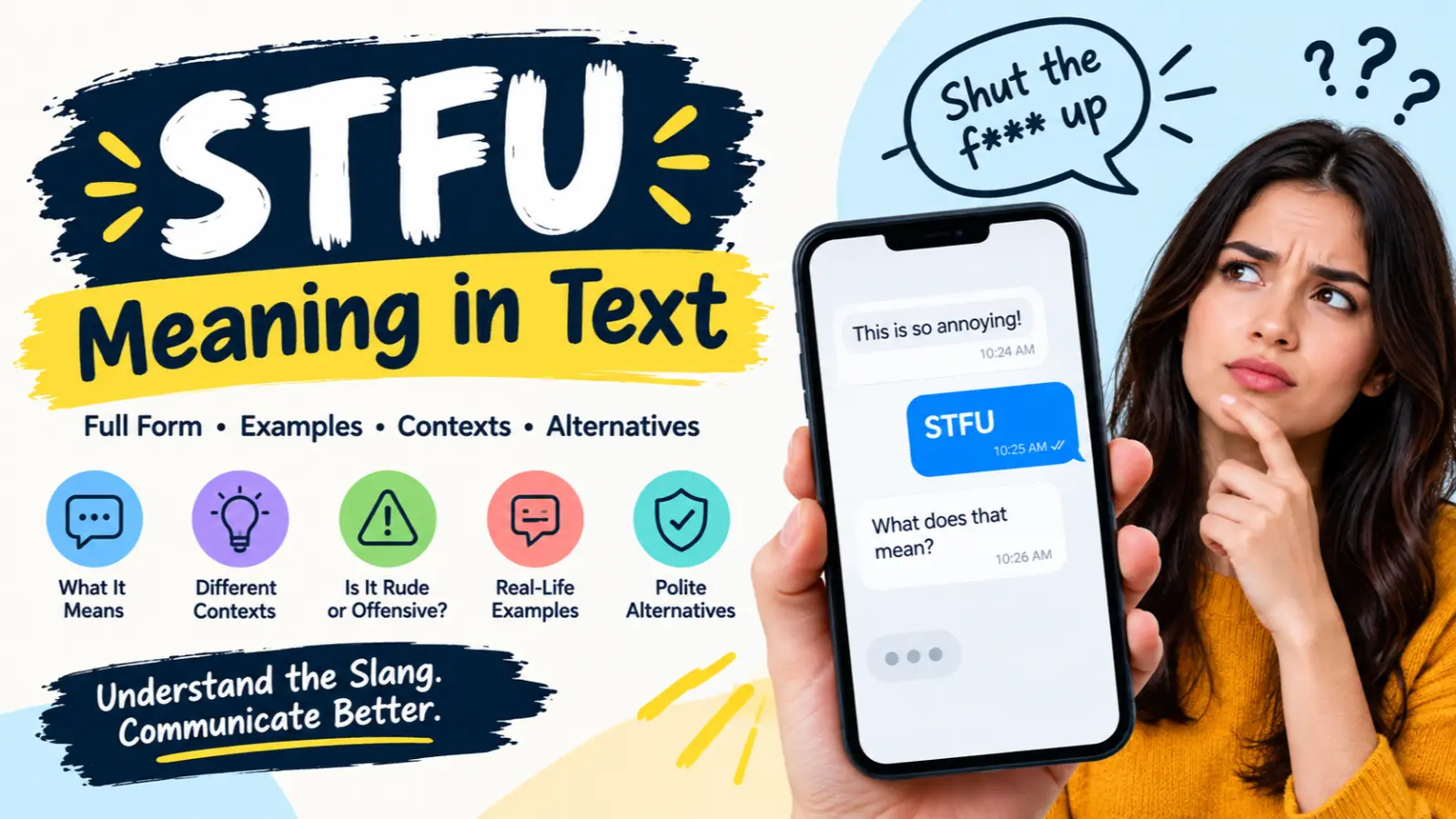 STFU Meaning in Text