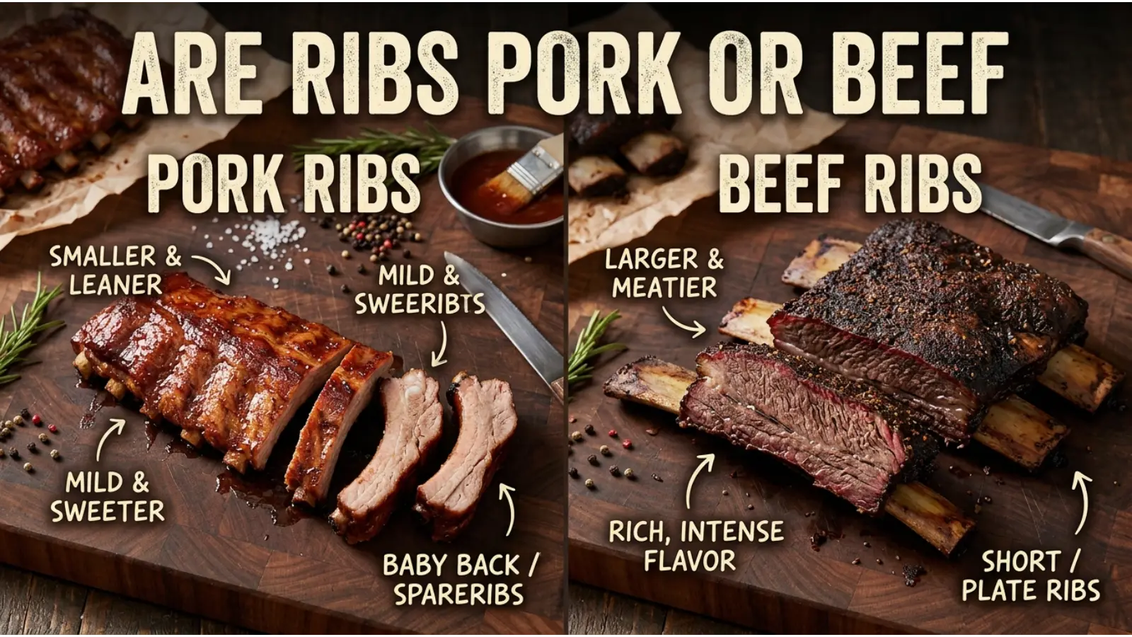 Are Ribs Pork or Beef