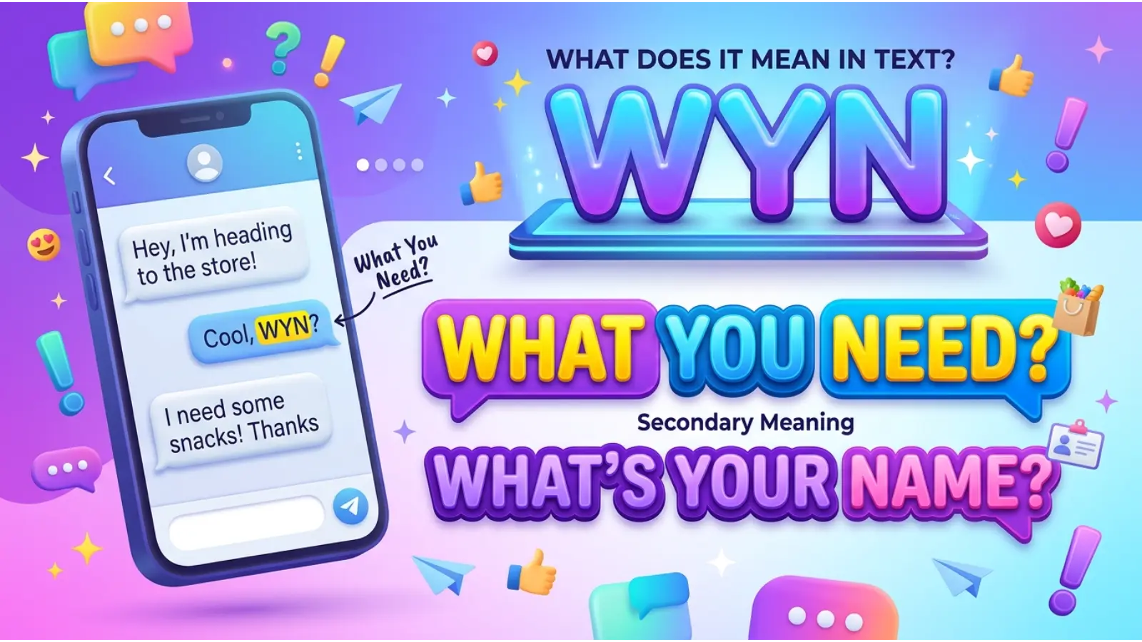 WYN Meaning in Text