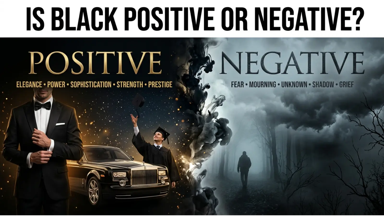 Is Black Positive or Negative