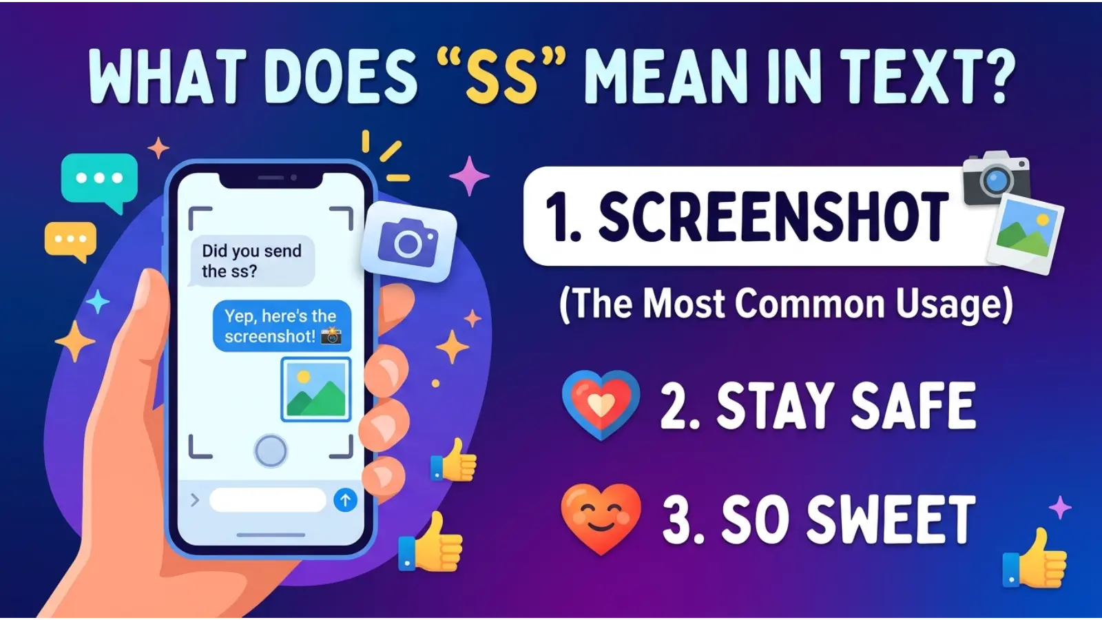 SS Meaning in Text