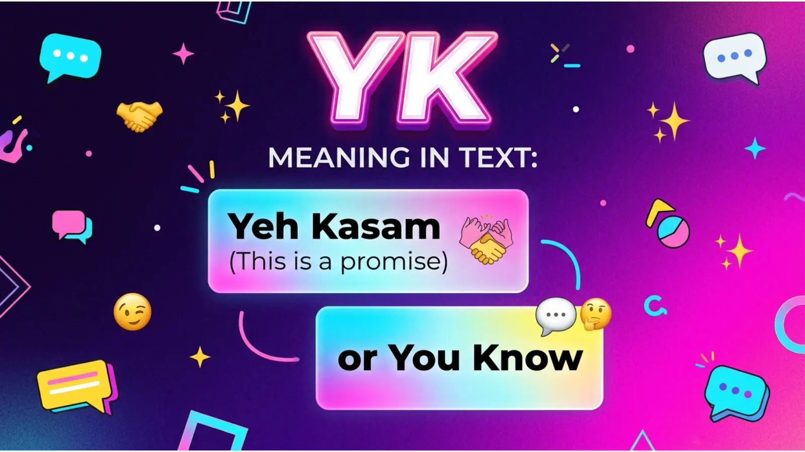 YK Meaning in Text