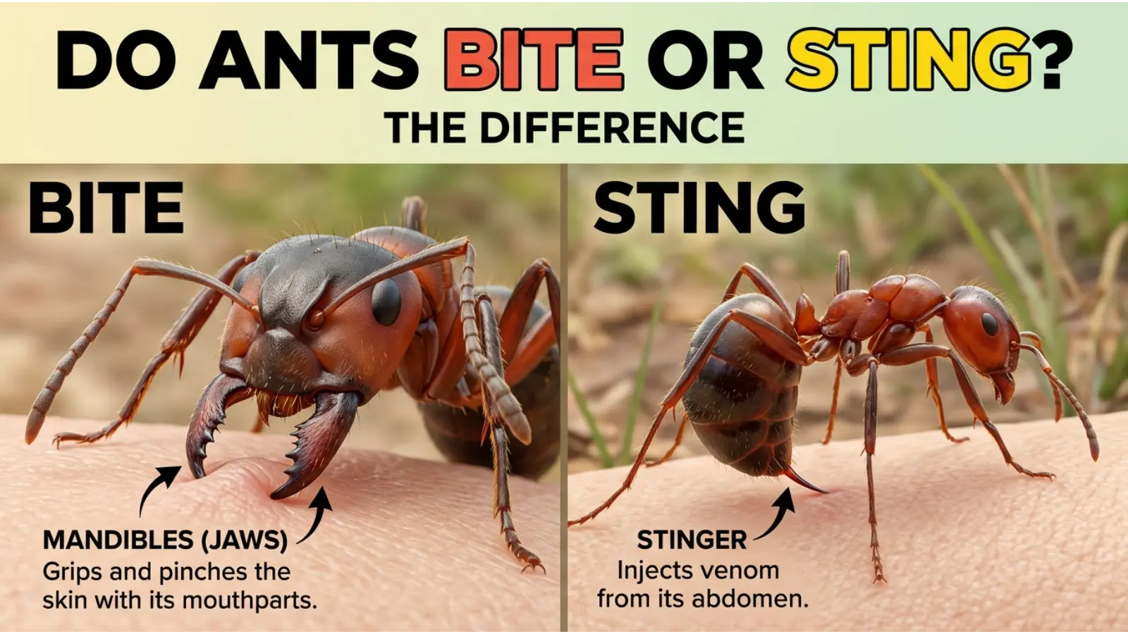 Do Ants Bite or Sting