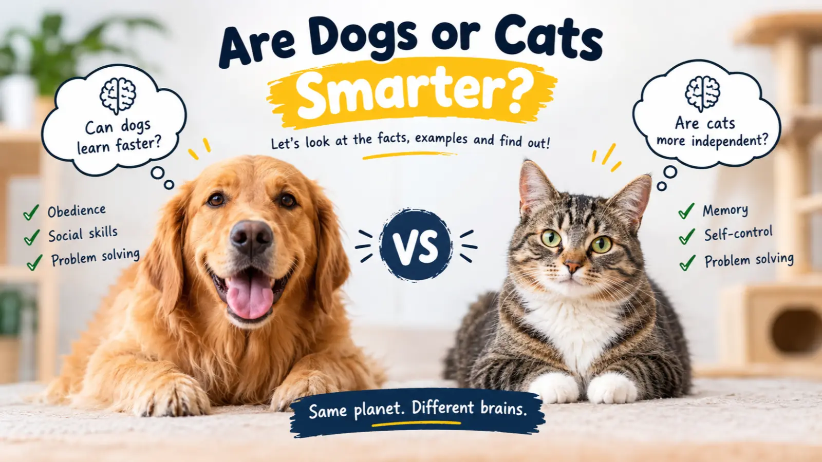 Are Dogs or Cats Smarter