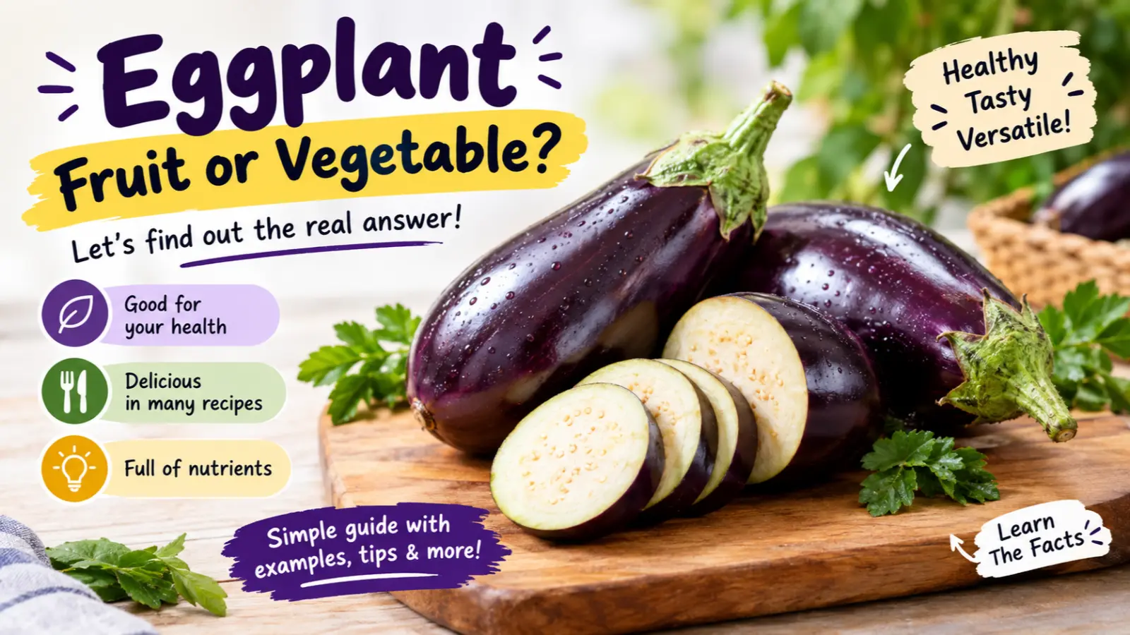 Eggplant Fruit or Vegetable
