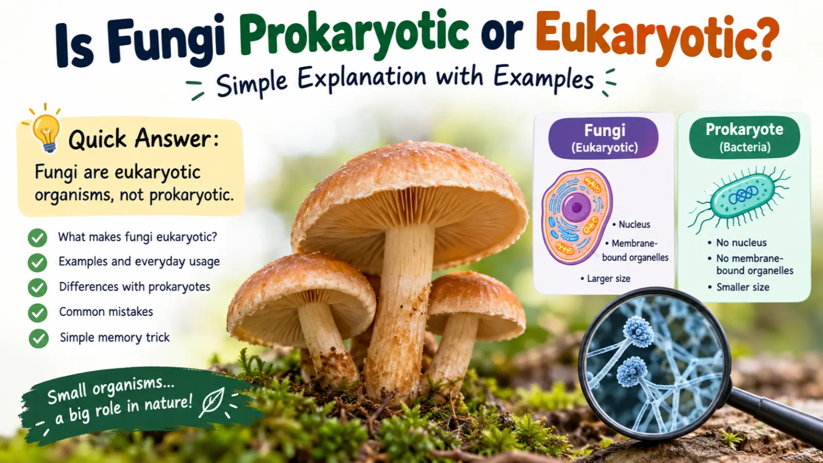 Is Fungi Prokaryotic or Eukaryotic