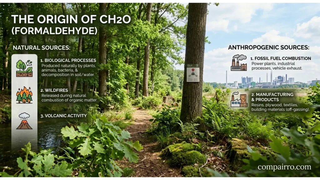 The Origin of CH2O