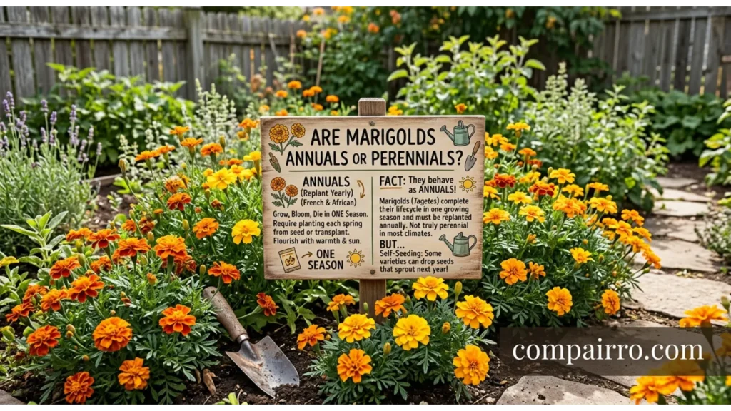 Are Marigolds Annuals or Perennials in Everyday Gardening?