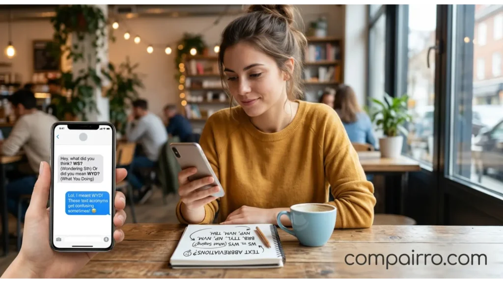 WS vs. Similar Texting Abbreviations