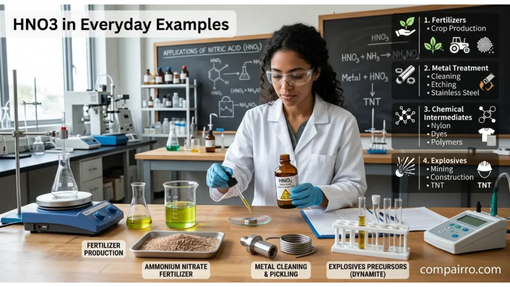 HNO3 in Everyday Examples