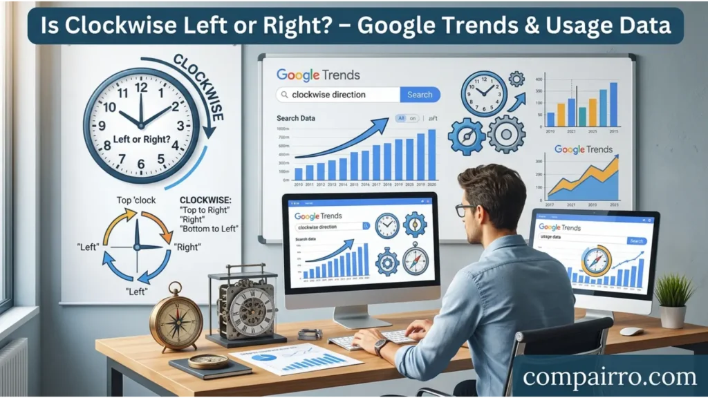 Is Clockwise Left or Right? – Google Trends and Usage Data