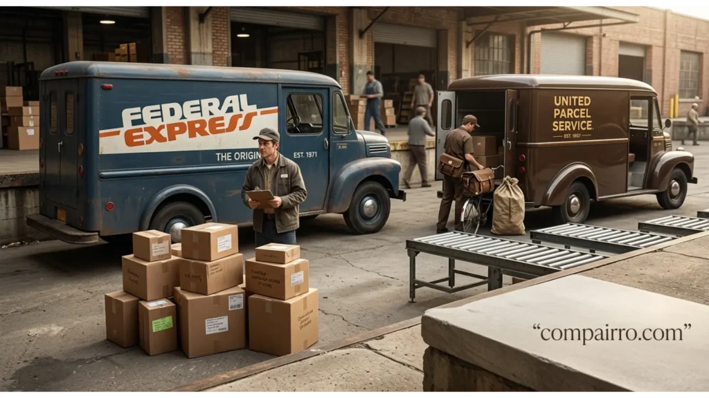 The Origin of FedEx and UPS