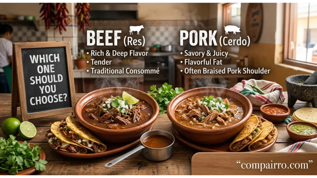 Which One Should You Choose: Beef or Pork Birria?