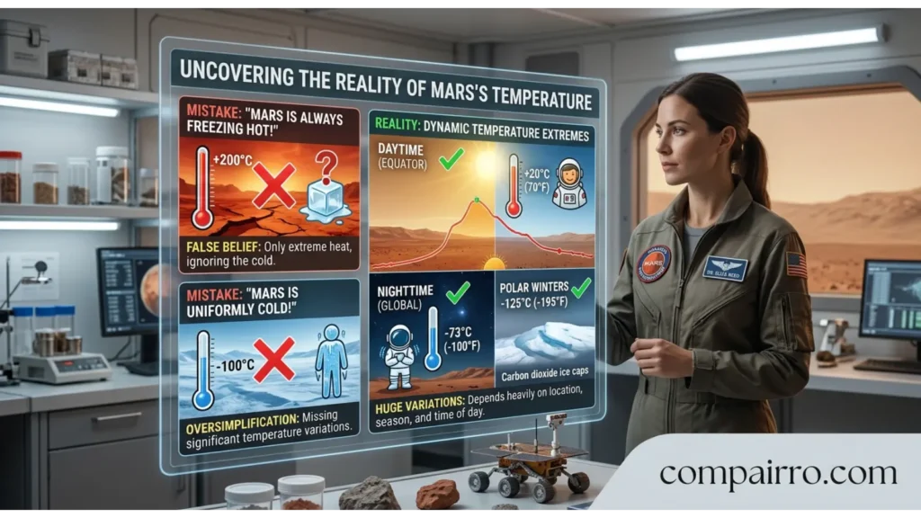 Common Mistakes About Mars Temperature