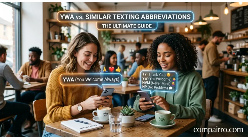 YWA vs. Similar Texting Abbreviations