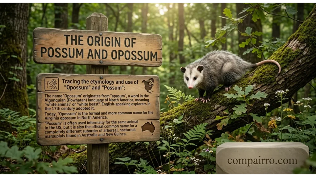 The Origin of Possum and Opossum