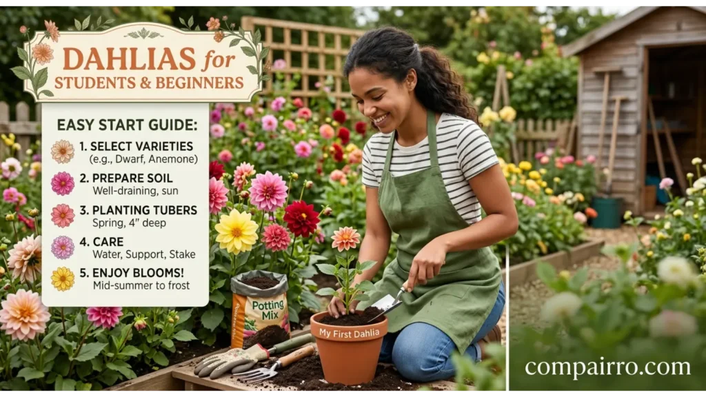 Dahlias for Students or Beginners