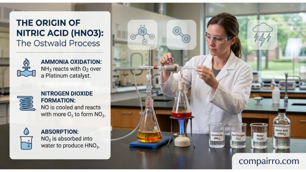 The Origin of HNO3