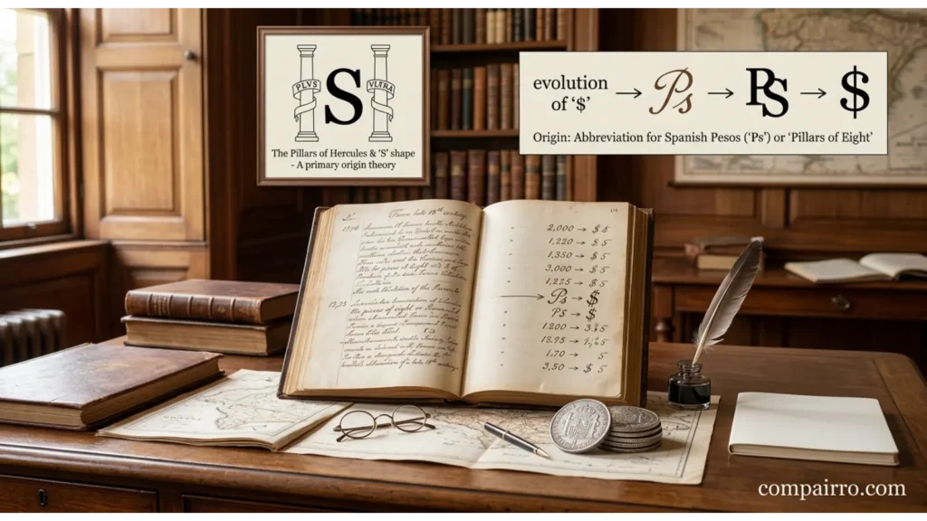 The Origin of the Dollar Sign
